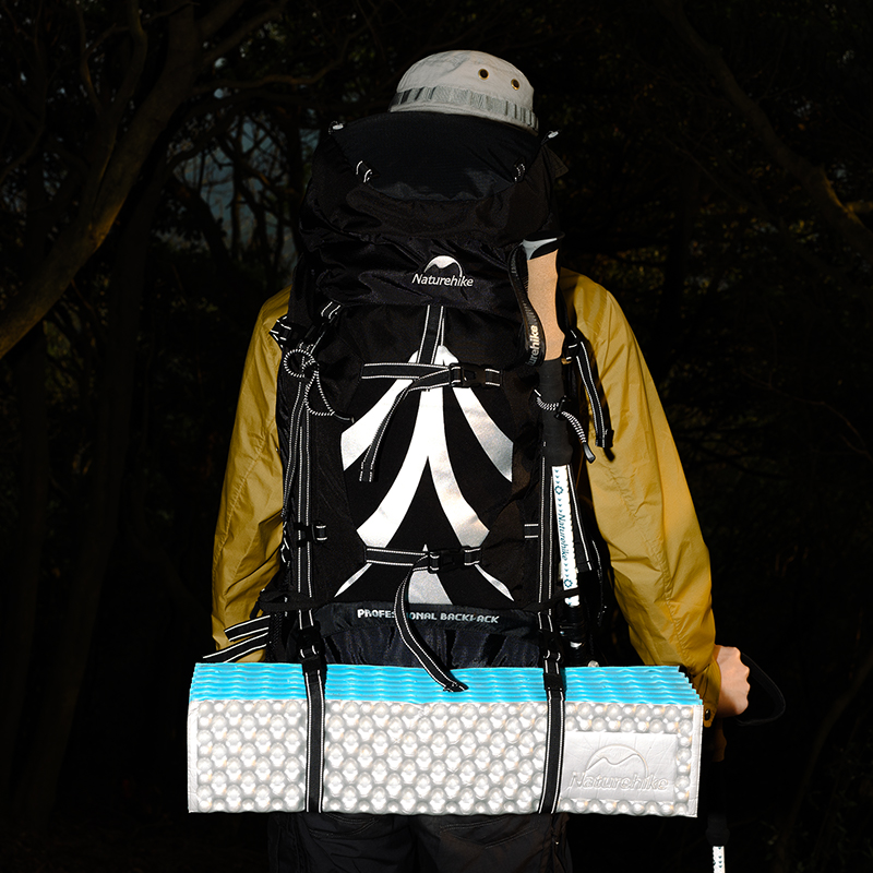 Naturehike expedičný batoh 70+5l - čierny